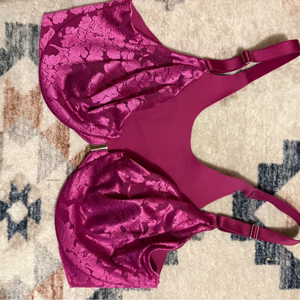 Soma Fuchsia Lace Bralette